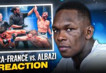 Israel Adesanya trona contra los jueces en Kara-France vs Amir Albazi